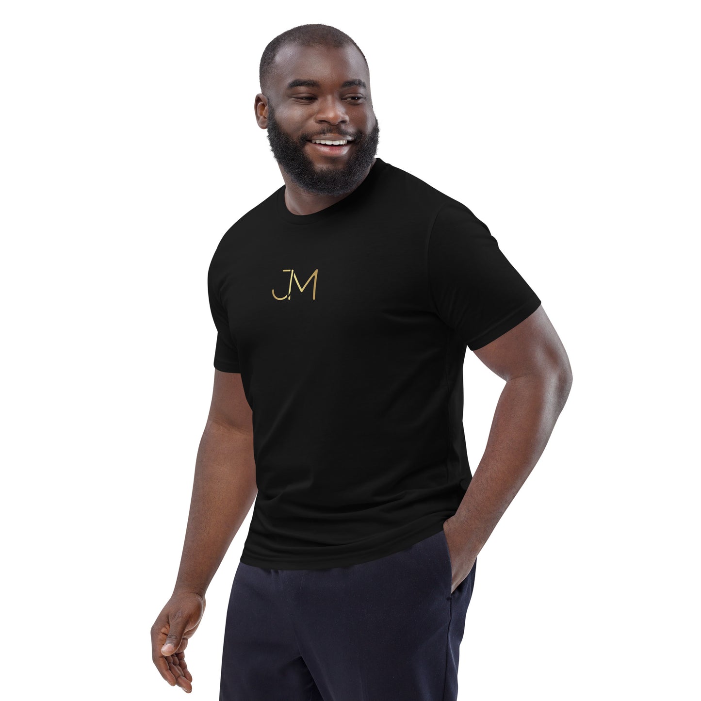 Branded Golden Logo Printed T-Shirt - Printed T shirts - JMape