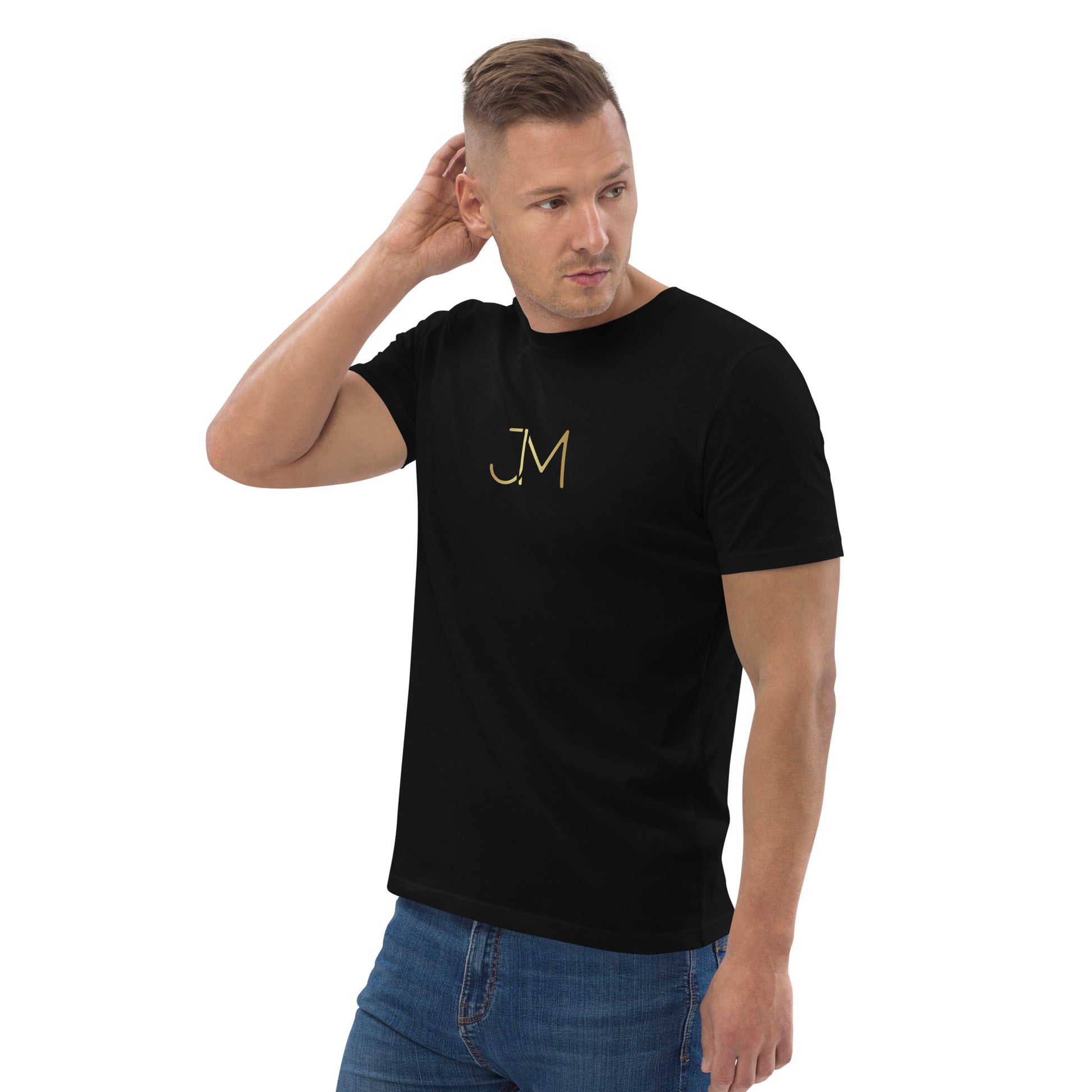 Branded Golden Logo Printed T-Shirt - Printed T shirts - JMape