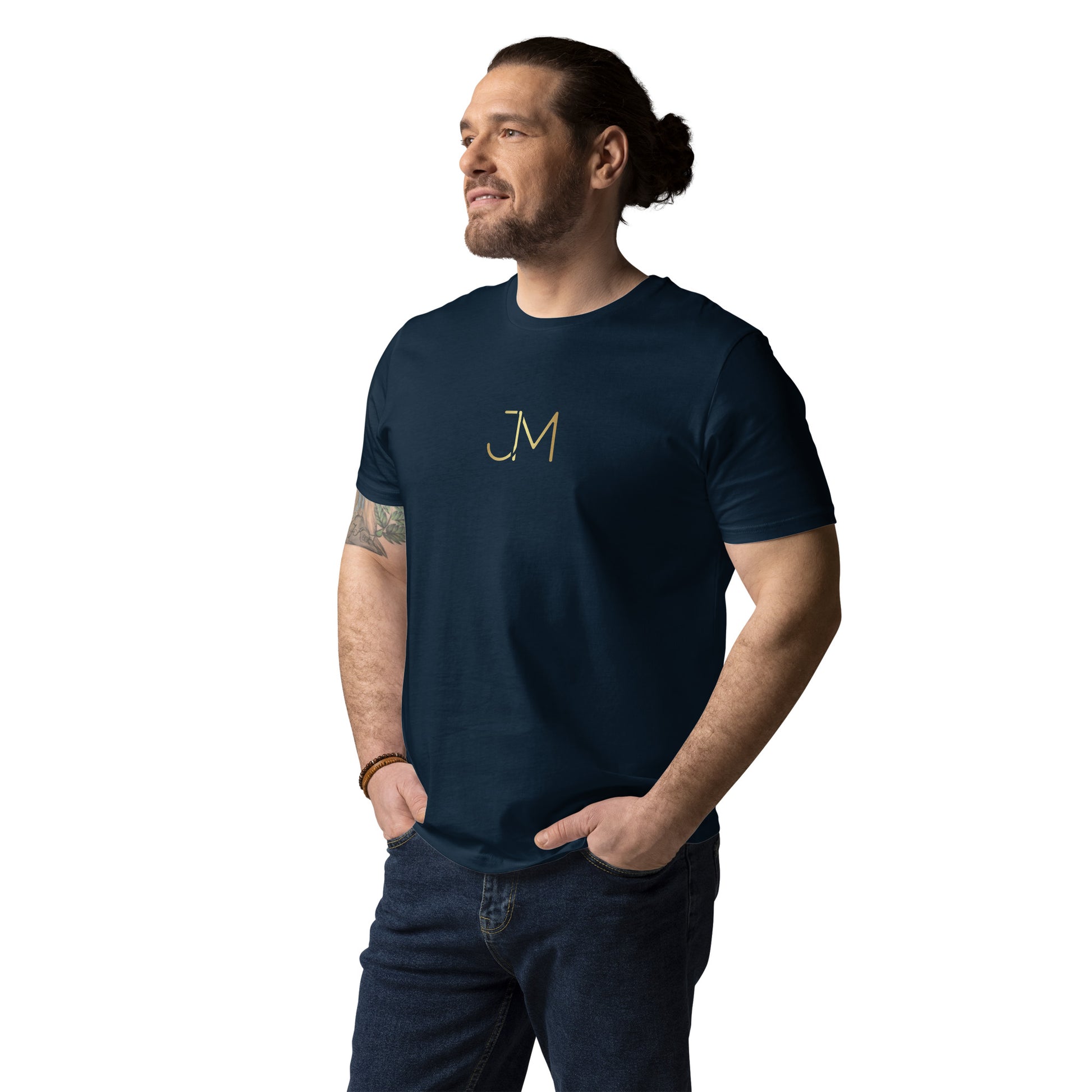 Branded Golden Logo Printed T-Shirt - Printed T shirts - JMape