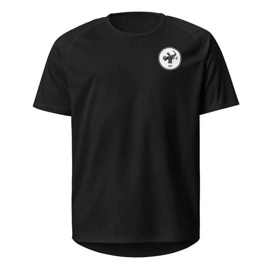 Branded Gym T-Shirt with Front Printed Logo - Branded Gym T shirts - JMape