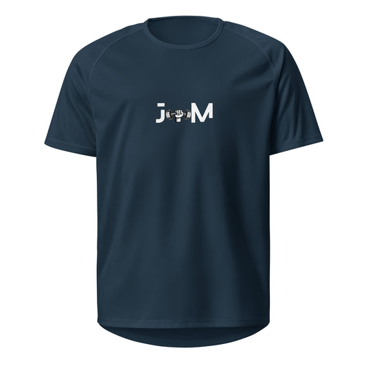 Branded Gym T-Shirt with Front Printed Logo - Gym Apparel - JMape