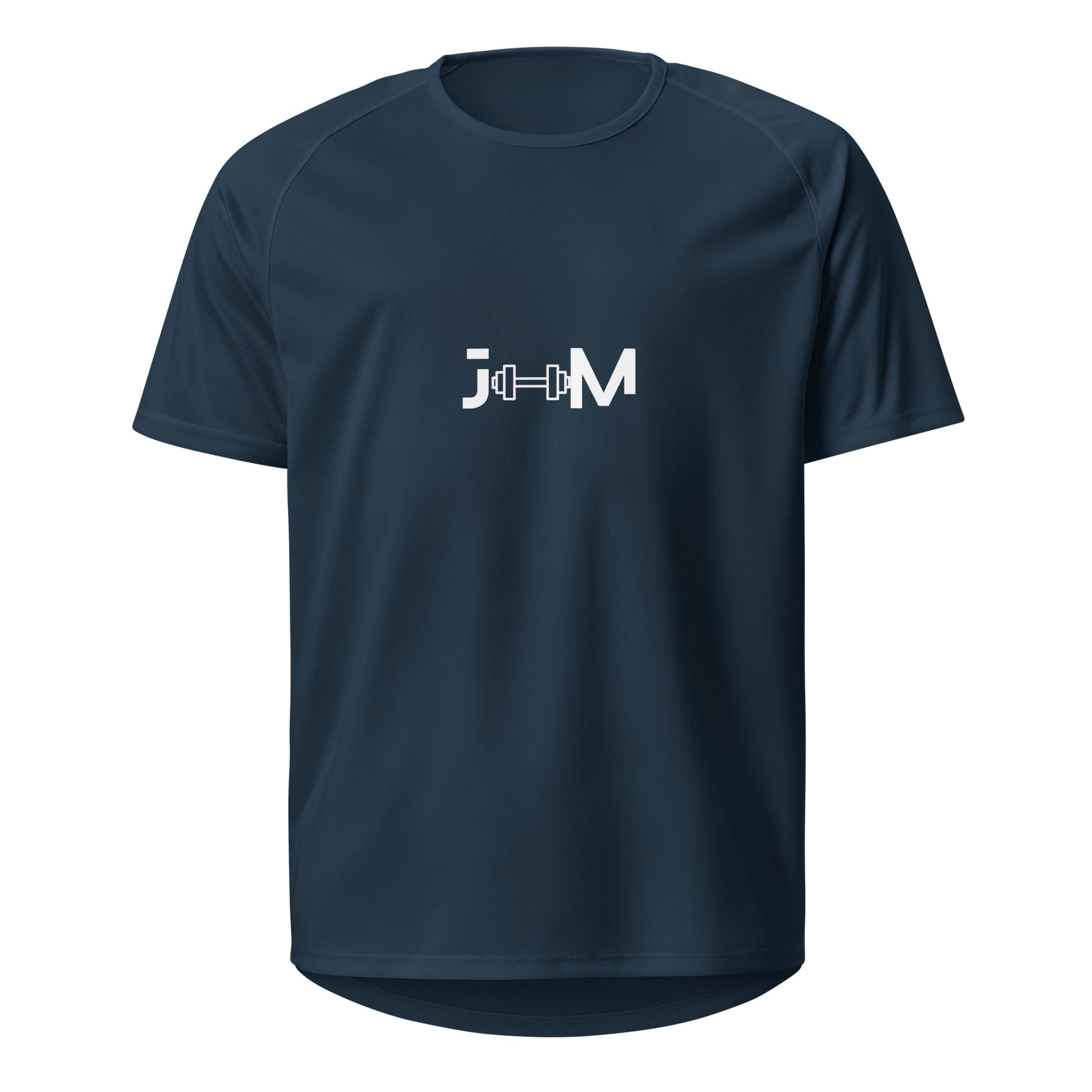 Branded Gym T-Shirt with Front Printed Logo - Gym Apparel - JMape