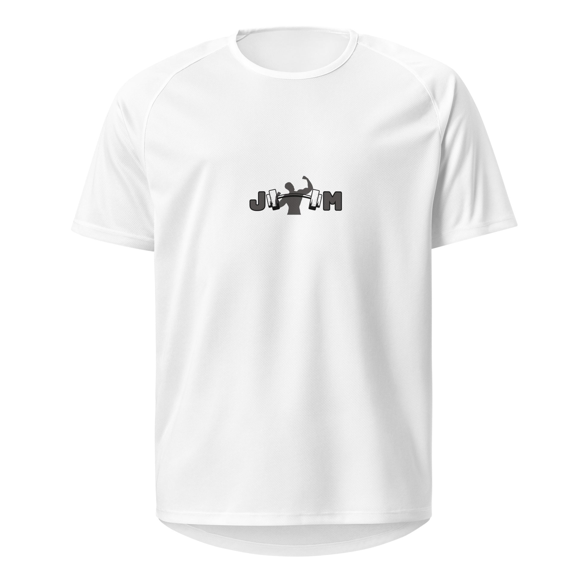 Branded Gym T-Shirt with Front Printed Logo - Gym Apparel - JMape