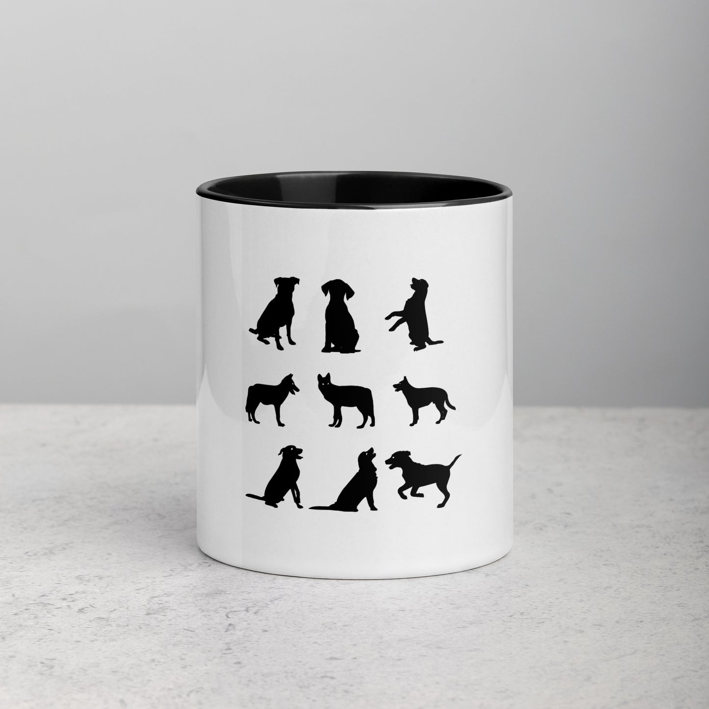 Dog Lover Mug with Colour Inside - Dog Lover Merchandise - JMape